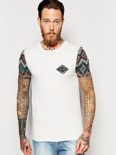 White Solid Slim Fit Casual Shirt